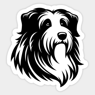 Bearded Collie Dog Sticker